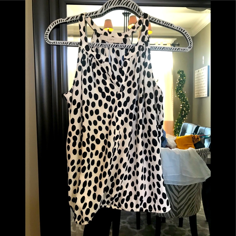 Loft sleeveless blouse